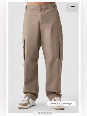 ALO Yoga Men's Cargo Ripstop Trouser -Gravel